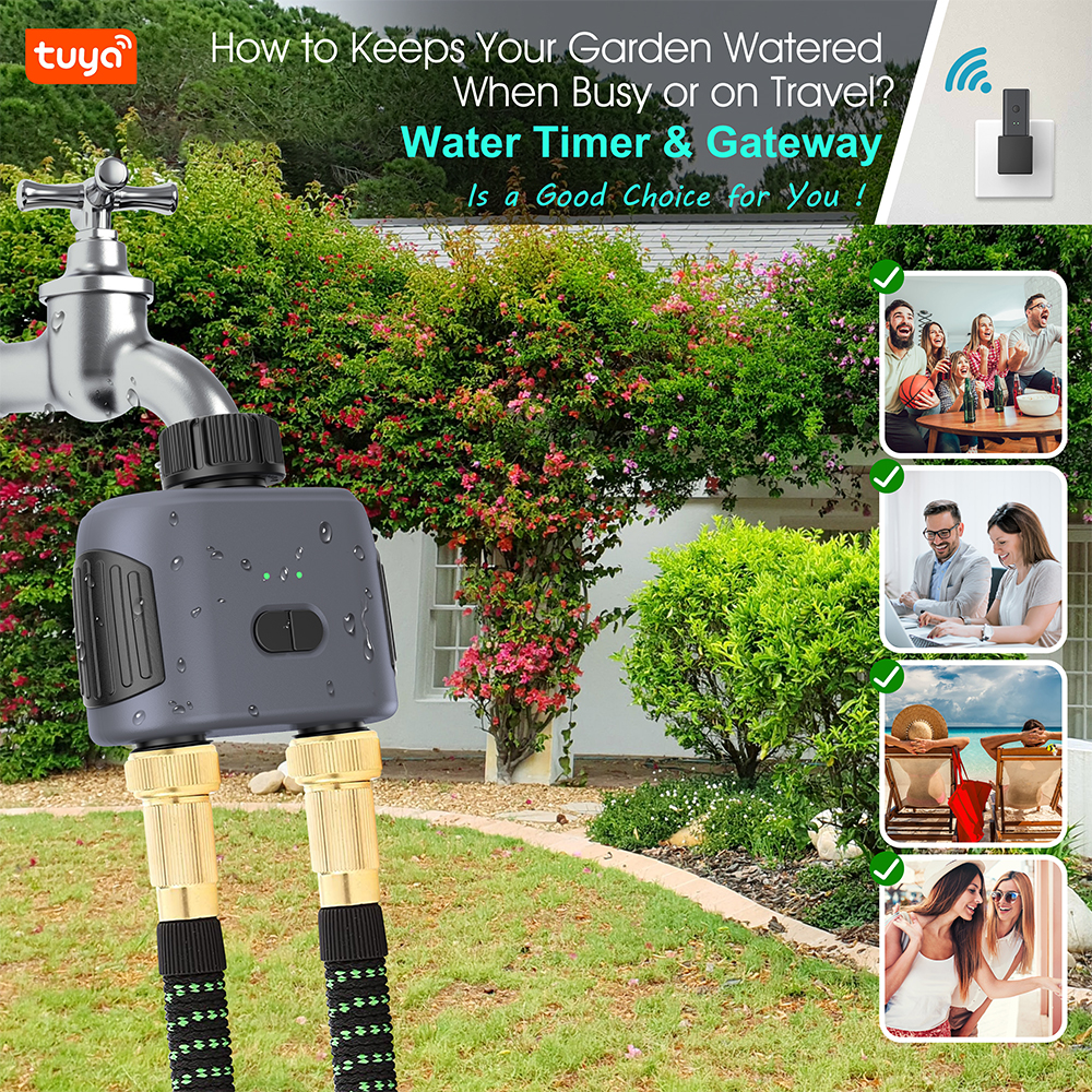 Smart Garden Watering Can - Tuya Zigbee/Bluetooth Water Timer Controller Valve