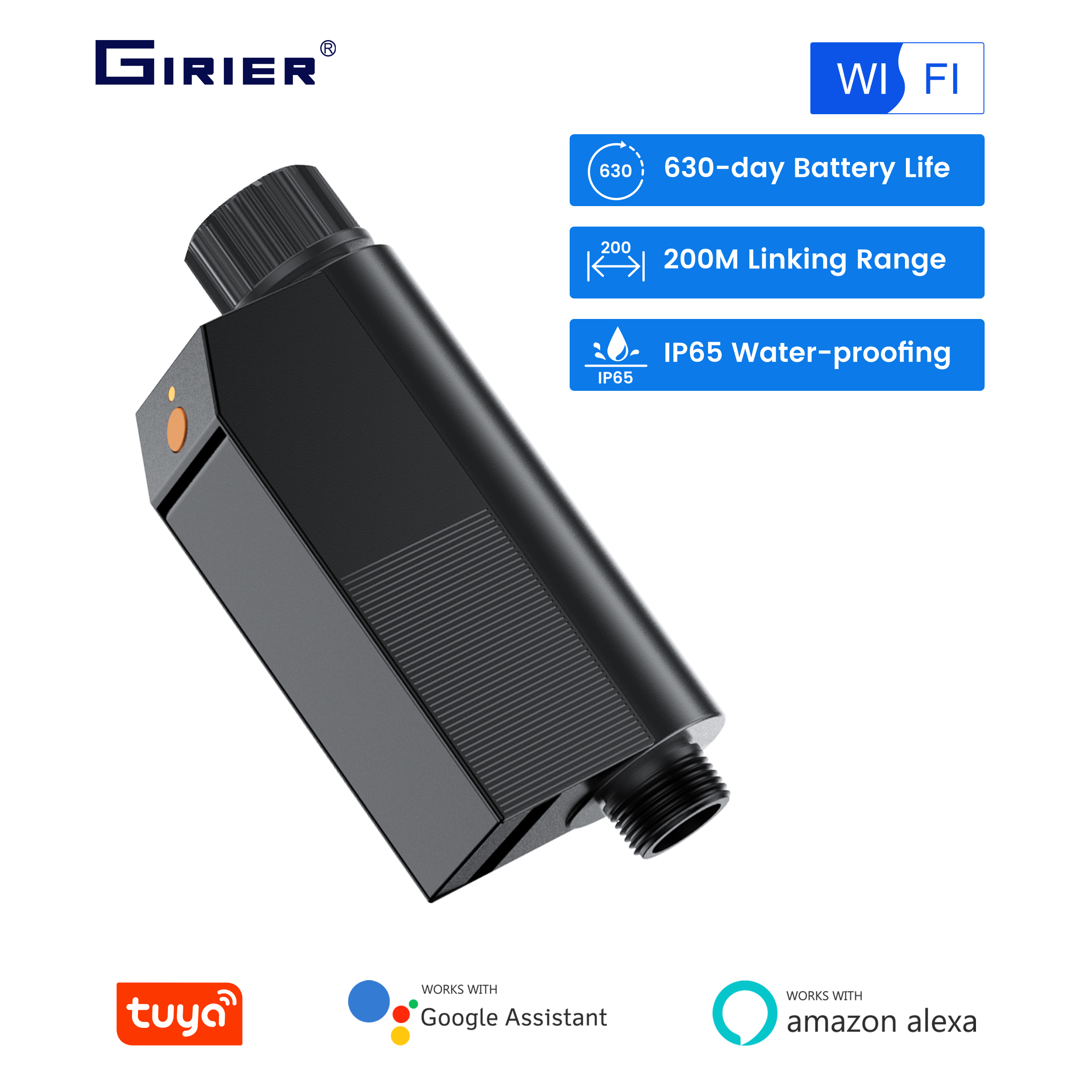 Smart Garden Watering Can - GIRIER Tuya Smart Water Timer WiFi