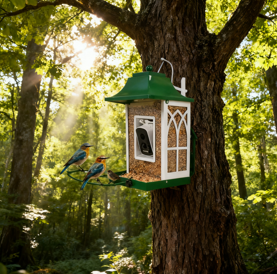 Smart Bird Feeder Camera - Smart Bird Feeder with Camera Solar