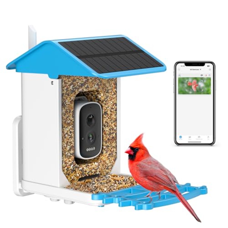 Smart Bird Feeder Camera - Smart Bird Feeder with Camera, Solar