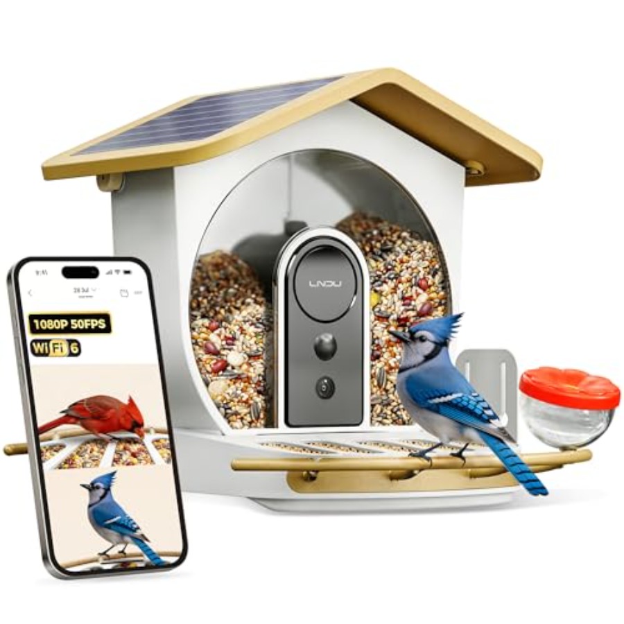 Smart Bird Feeder Camera - Smart Bird Feeder with Dual Cameras