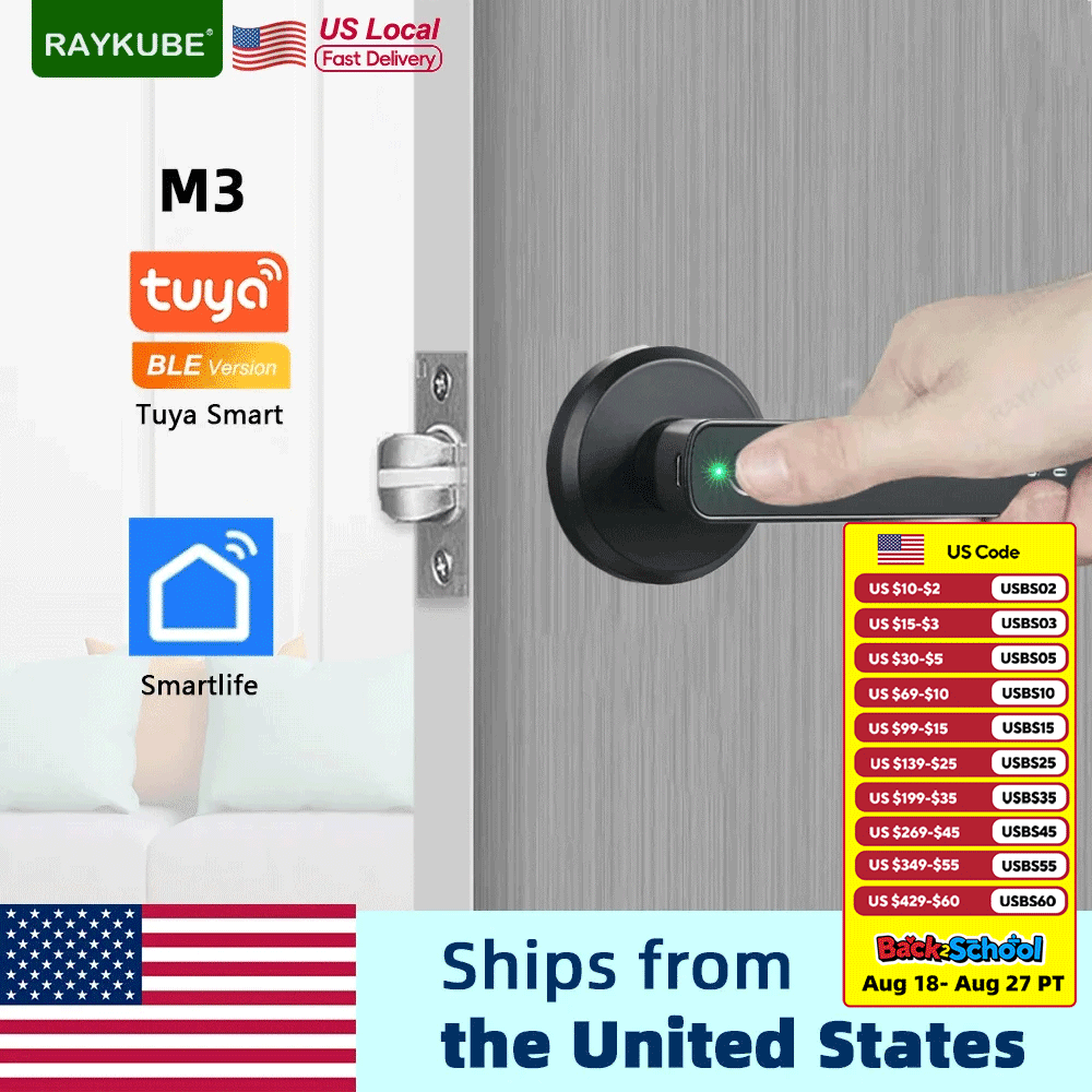 RAYKUBE M3 Tuya BLE Smart Fing - مراجعة Smart Garden Gate Lock وسعره