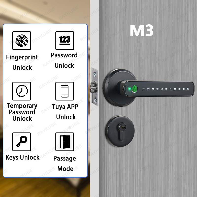 RAYKUBE M3 Tuya BLE Smart Fing - مراجعة Smart Garden Gate Lock وسعره