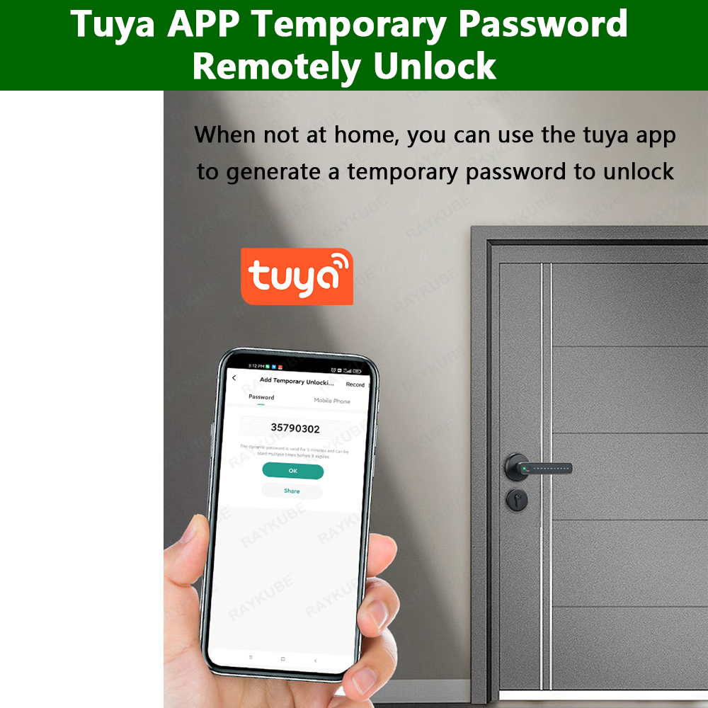 RAYKUBE M3 Tuya BLE Smart Fing - مراجعة Smart Garden Gate Lock وسعره