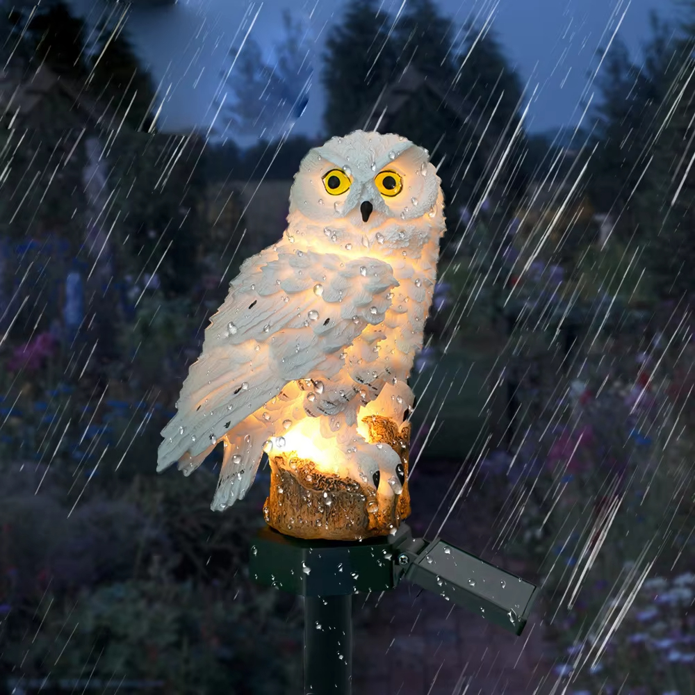 Solar light owl animal sculptu - مراجعة Smart Garden Light Camera وسعره