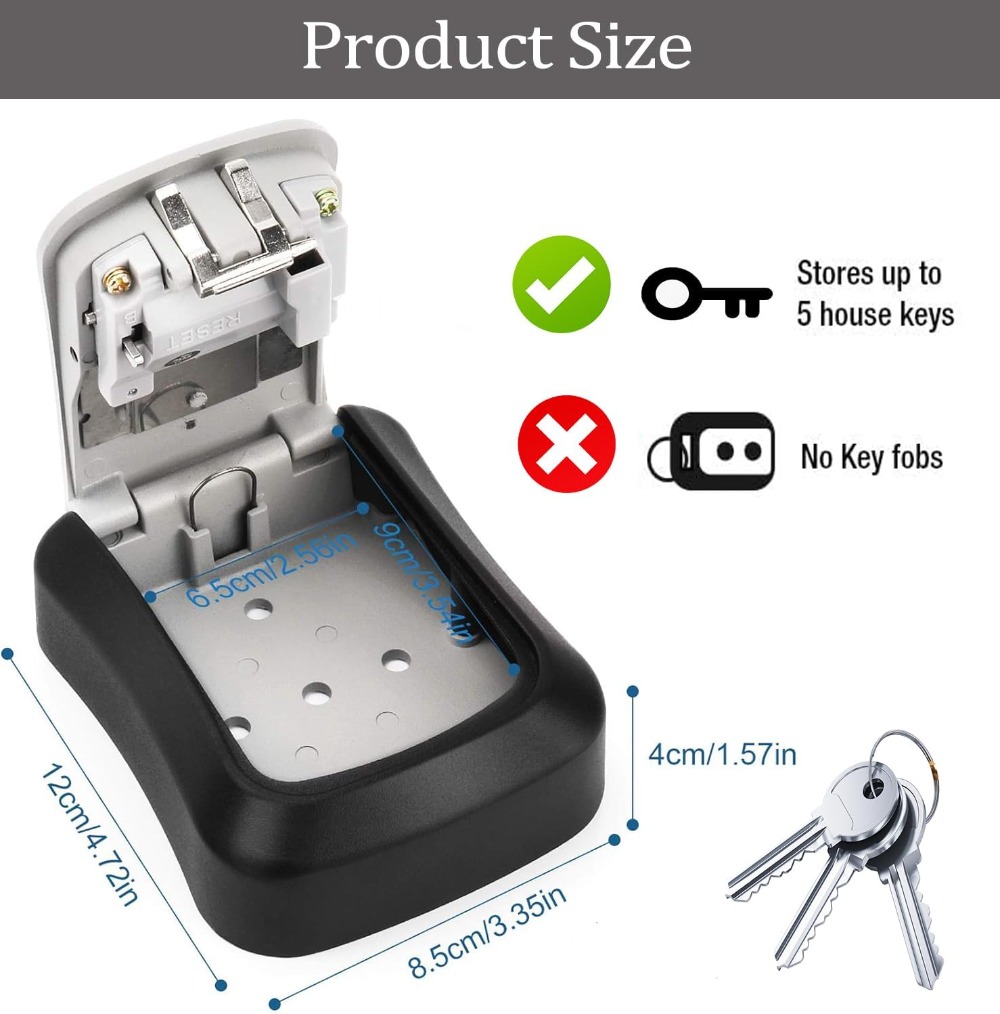 Key Safe Wall Mounted Waterpro - مراجعة Smart Garden Gate Lock وسعره