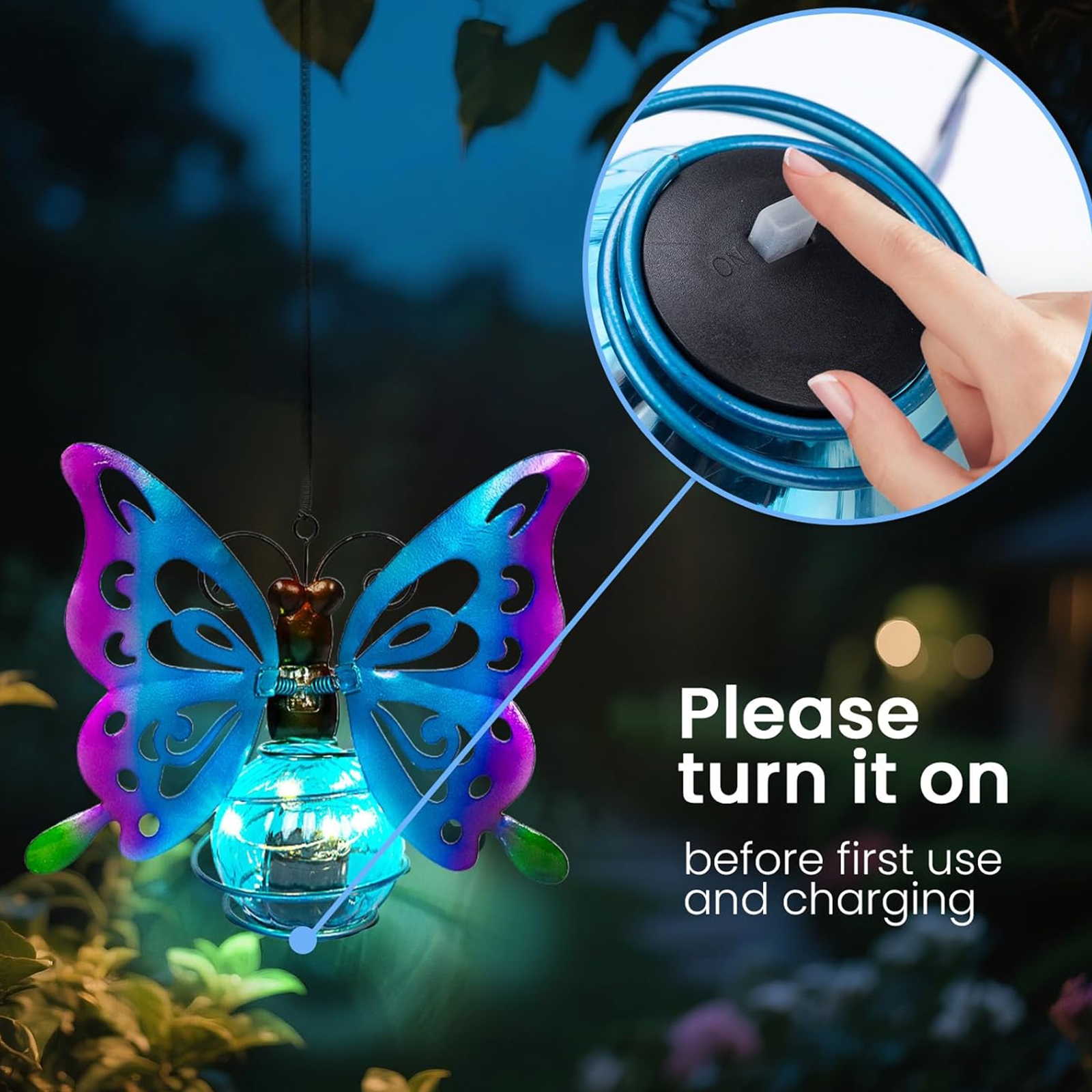 LED Solar-Powered Garden Hangi - مراجعة Smart Garden Light Camera وسعره