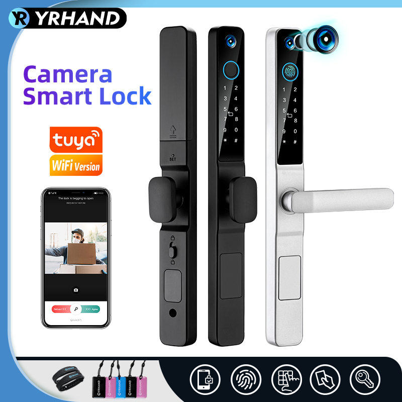 YRHAND IP66 Keyless Cat's Eye  - مراجعة Smart Garden Gate Lock وسعره