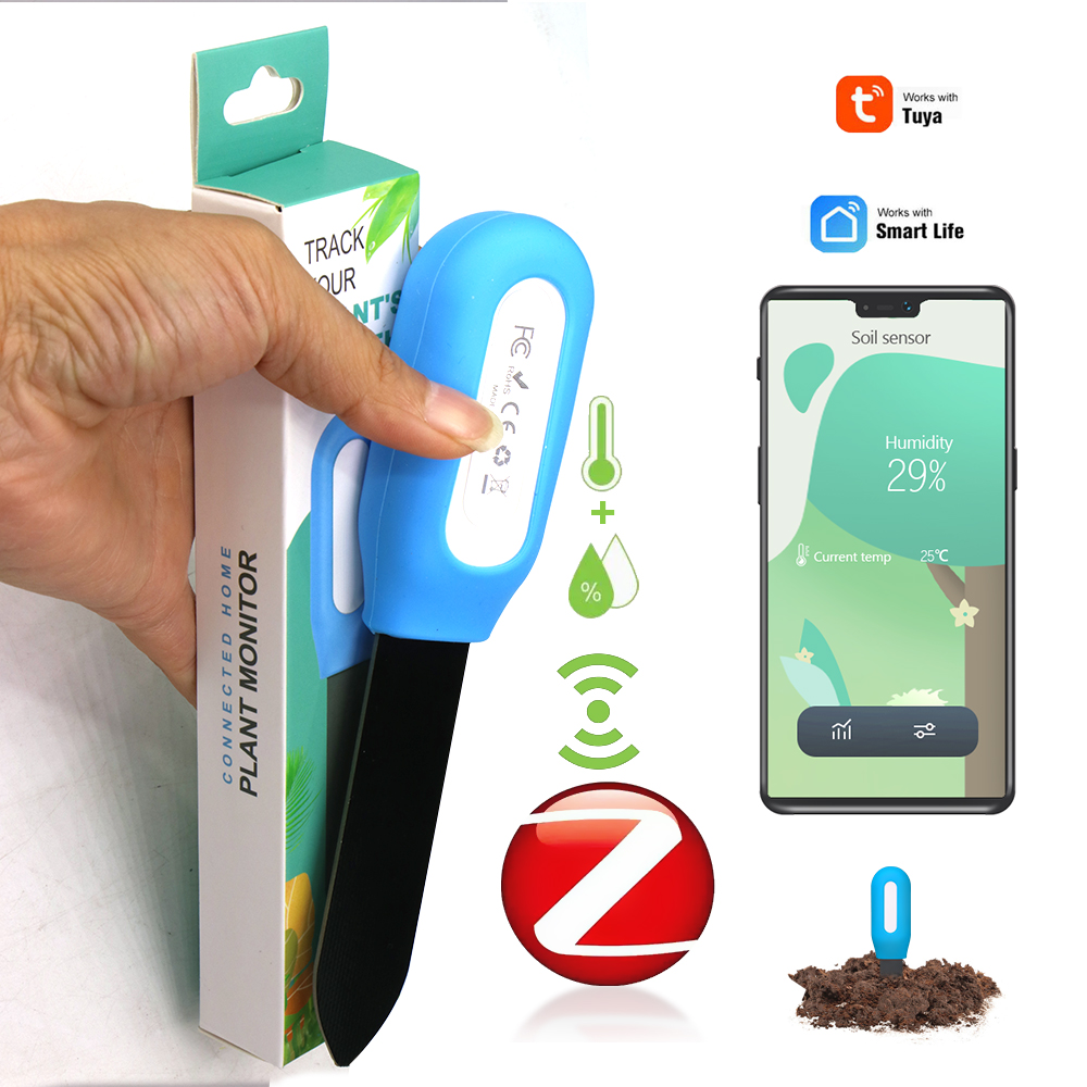 Smart Zigbee Soil Sensor for H - مراجعة Smart Gardening وسعره