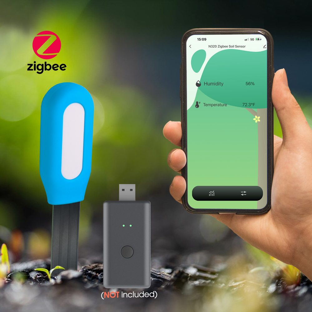 Smart Zigbee Soil Sensor for H - مراجعة Smart Gardening وسعره