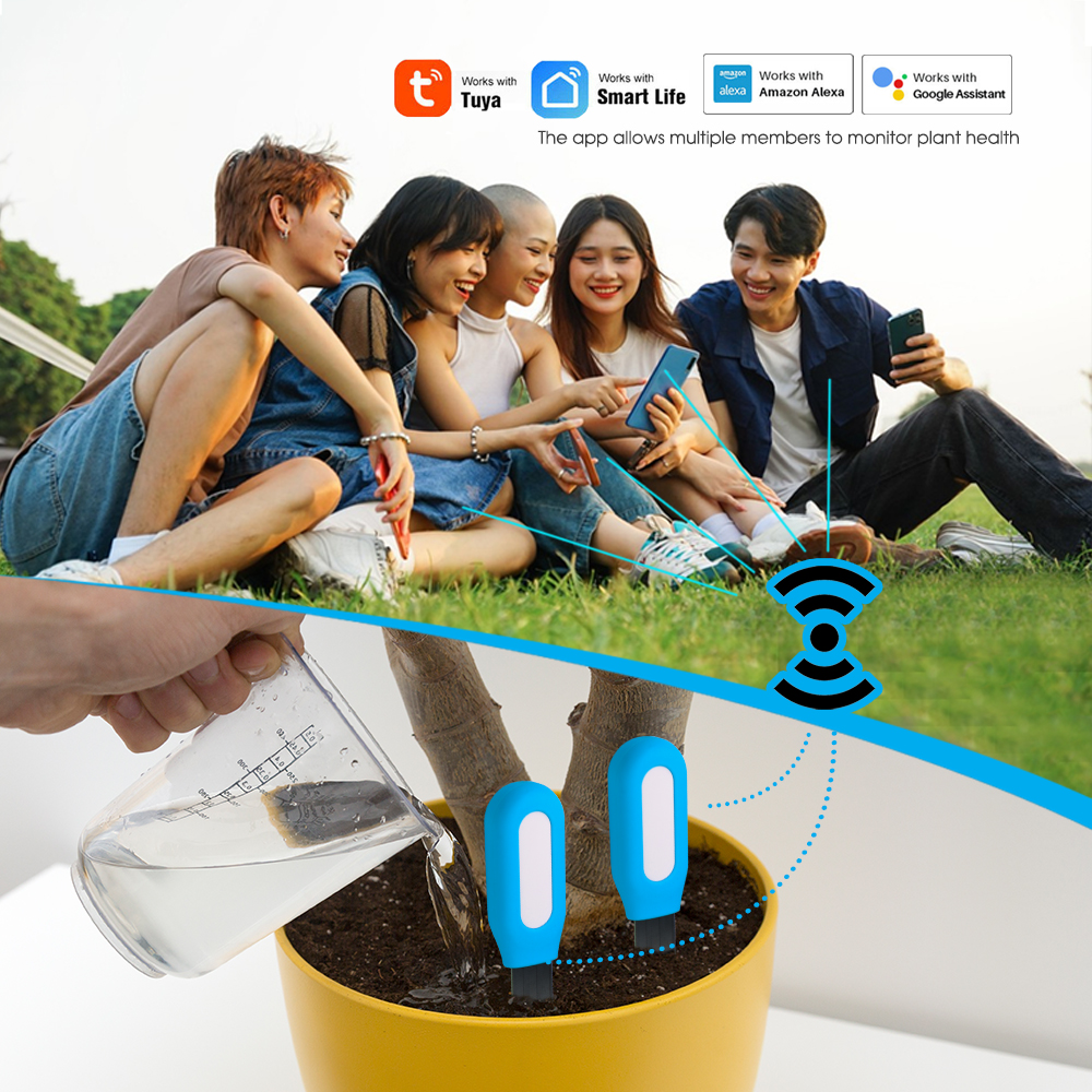 Smart Zigbee Soil Sensor for H - مراجعة Smart Gardening وسعره