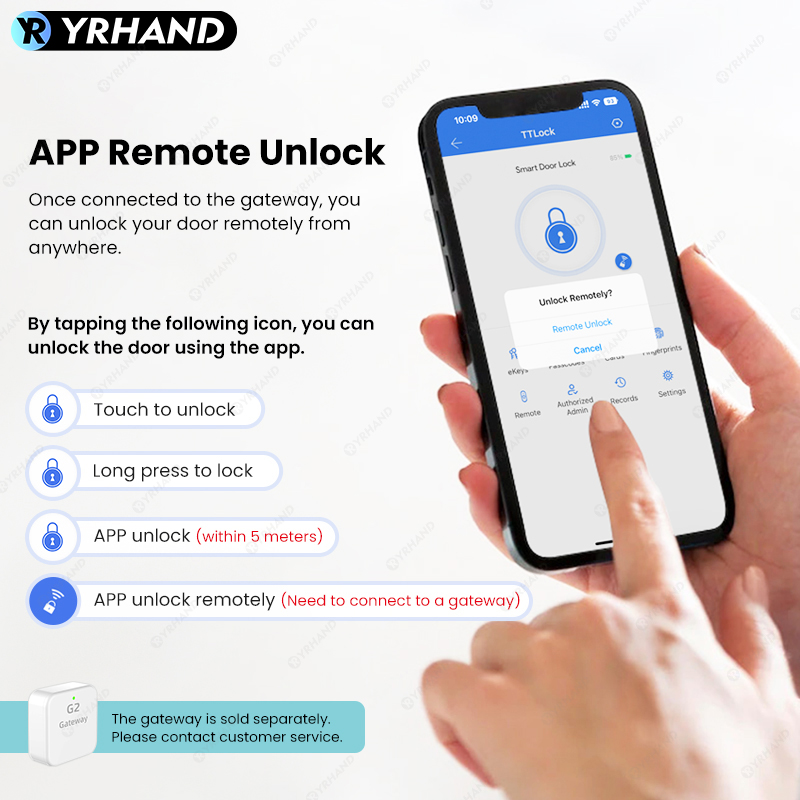 Bluetooth TTLock App Fingerpri - مراجعة Smart Garden Gate Lock وسعره