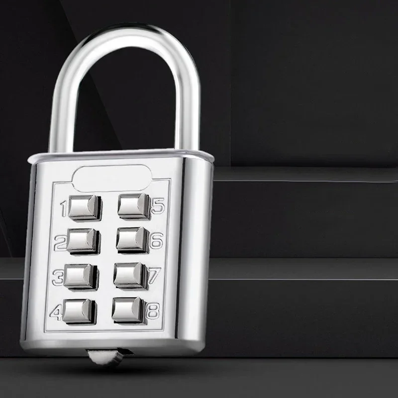 8 Digits Password Code Outdoor - مراجعة Smart Garden Gate Lock وسعره