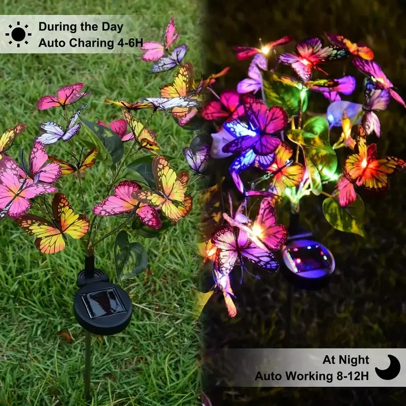 Solar LED Butterfly Garden Lig - مراجعة Smart Garden Light Camera وسعره