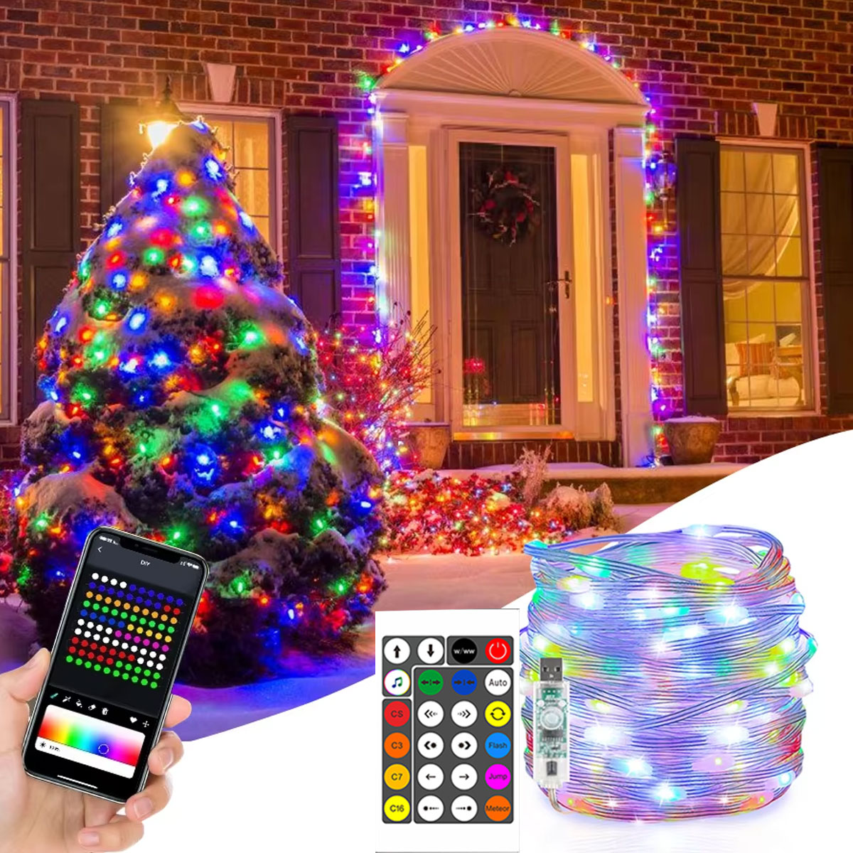 Led Fairy Light Strip Christma - مراجعة Smart Garden Festoon Lights وسعره