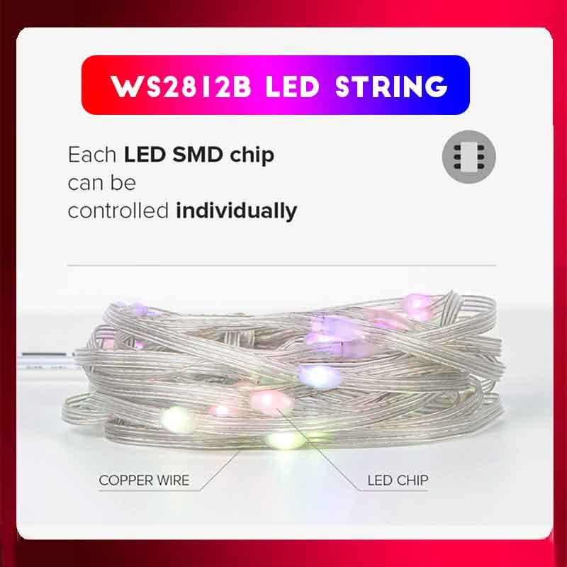 Led Fairy Light Strip Christma - مراجعة Smart Garden Festoon Lights وسعره