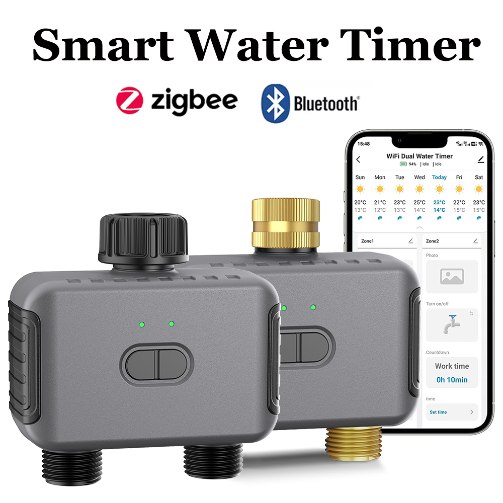 Tuya Smart Water Timer Zigbee/ - مراجعة Smart Gardening وسعره