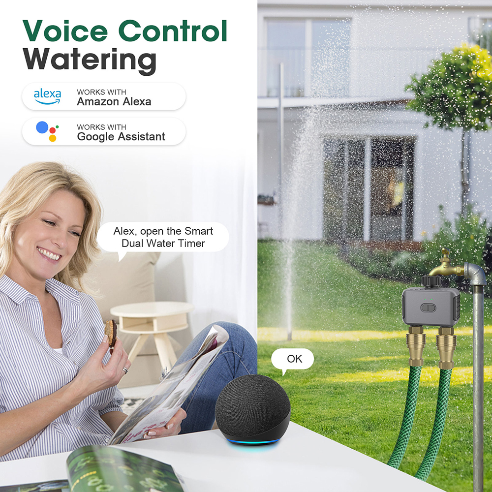 Tuya Smart Water Timer Zigbee/ - مراجعة Smart Gardening وسعره