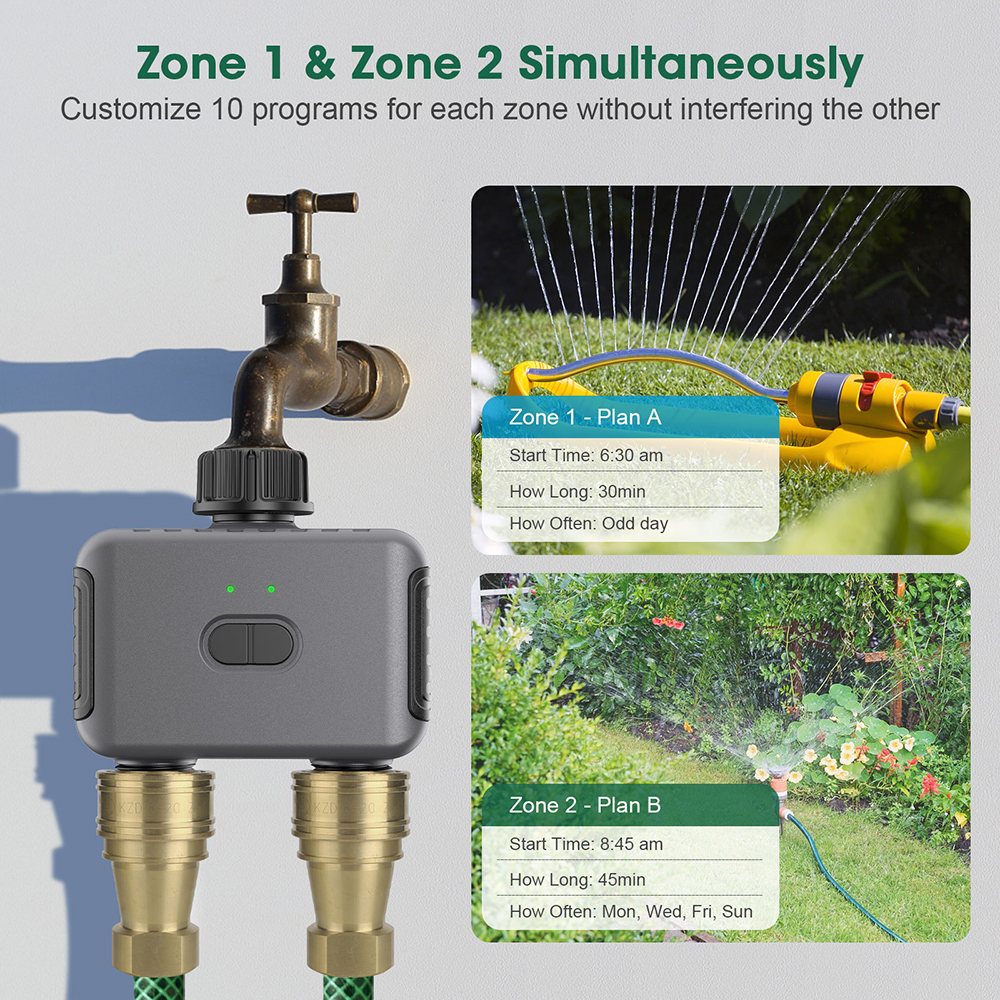 Tuya Smart Water Timer Zigbee/ - مراجعة Smart Gardening وسعره