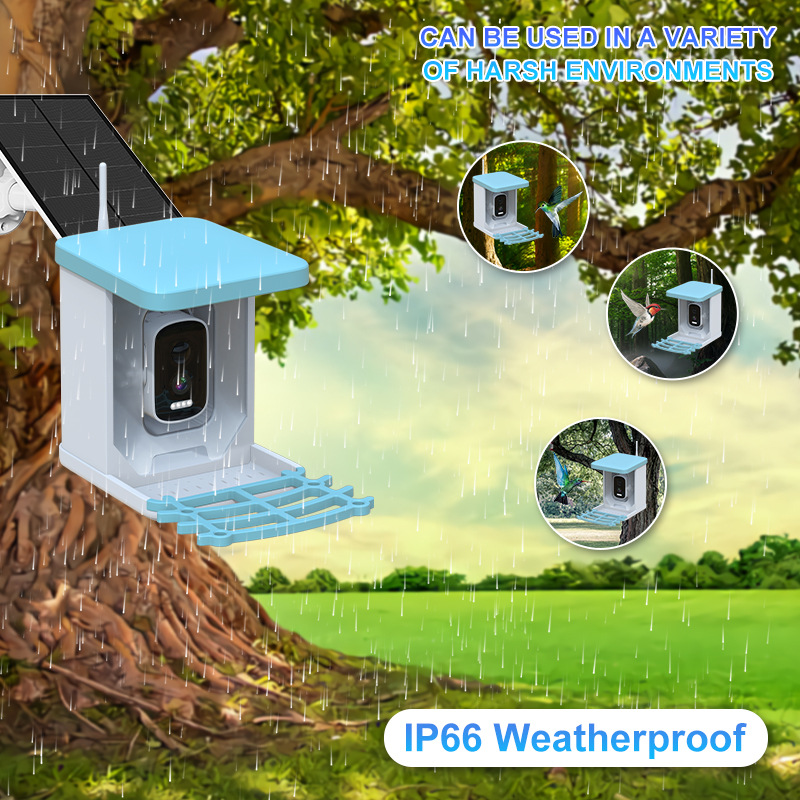5MP 1944P  Trishome/iCsee APP  - مراجعة Smart Bird Feeder Camera وسعره