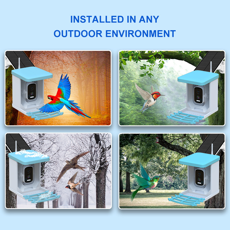 5MP 1944P  Trishome/iCsee APP  - مراجعة Smart Bird Feeder Camera وسعره