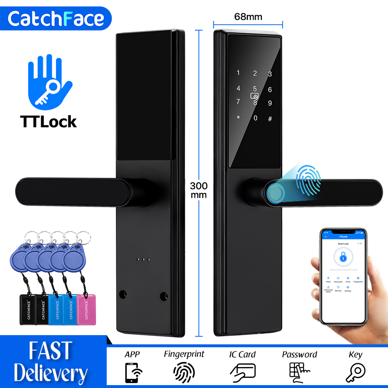 Bluetooth Fingerprint Door Loc - مراجعة Smart Garden Gate Lock وسعره