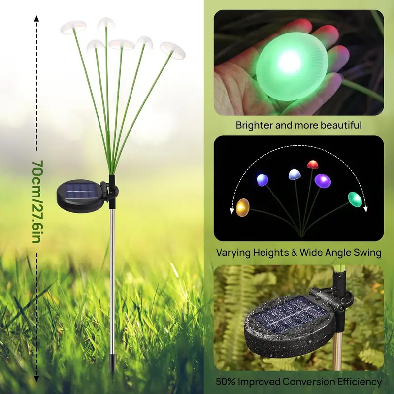 Solar Garden Lights Dual Mode  - مراجعة Smart Garden Light Camera وسعره