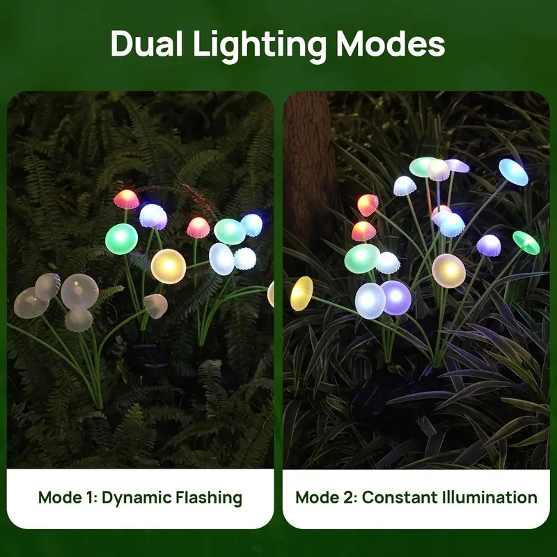 Solar Garden Lights Dual Mode  - مراجعة Smart Garden Light Camera وسعره