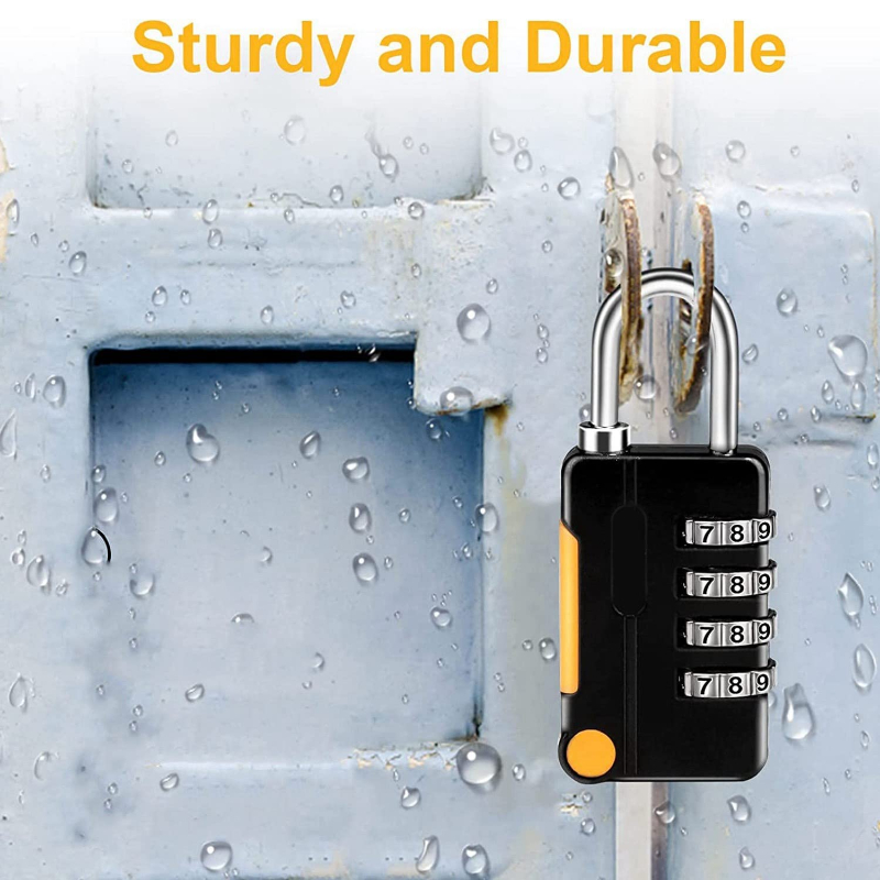 1/2PCS 4 Digit Number Combinat - مراجعة Smart Garden Gate Lock وسعره