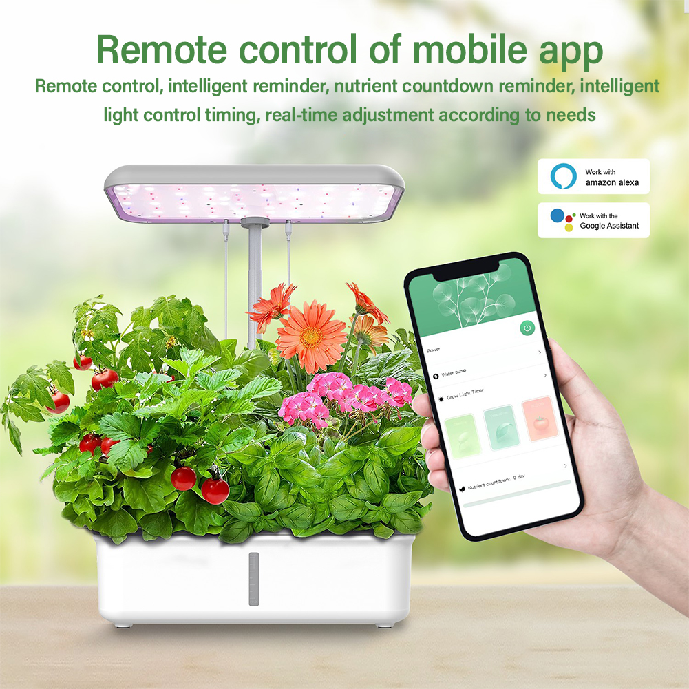 Tuya WiFi Plant Hydroponics Sy - مراجعة Smart Garden Plastic Cups وسعره