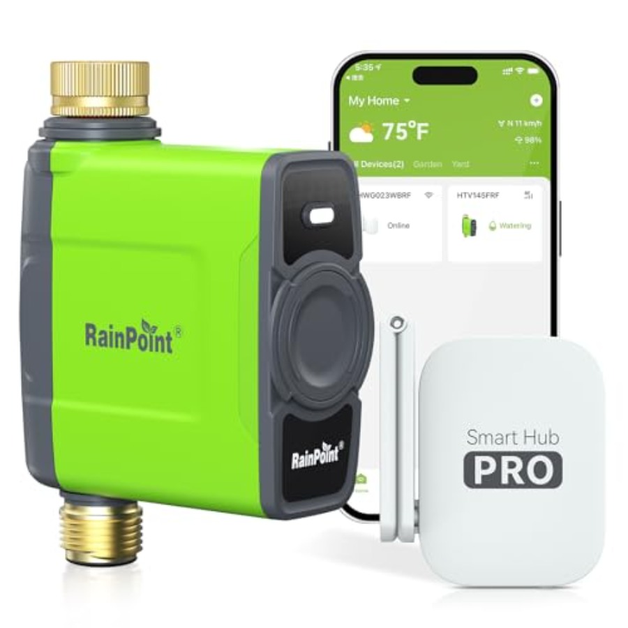 WiFi Water Timer for Garden Ho - مراجعة Smart Garden Water Features وسعره