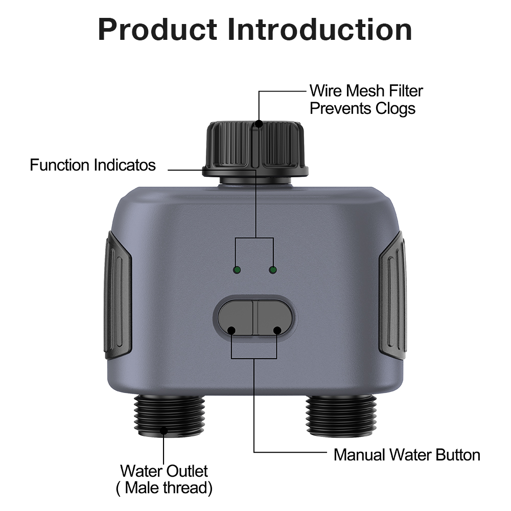 Tuya Zigbee/Bluetooth Water Ti - مراجعة Smart Garden Watering Can وسعره