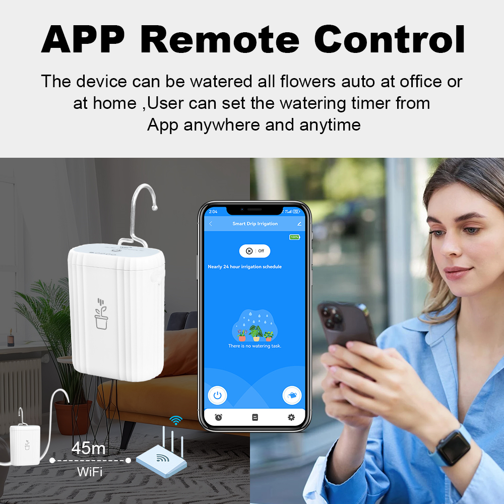 Tuya WiFi Smart Drip Irrigatio - مراجعة Smart Garden Watering Can وسعره