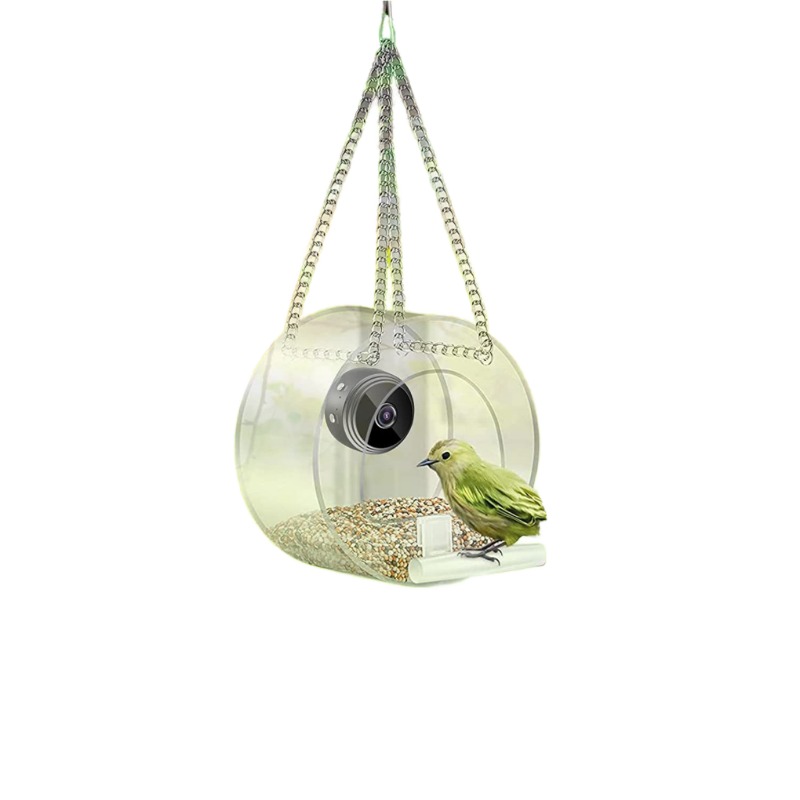 Smart 1080P Mini Bird Feeder w - مراجعة Smart Bird Feeder Camera وسعره