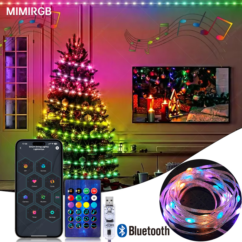DIY RGBIC Smart String Lights  - مراجعة Smart Garden Festoon Lights وسعره
