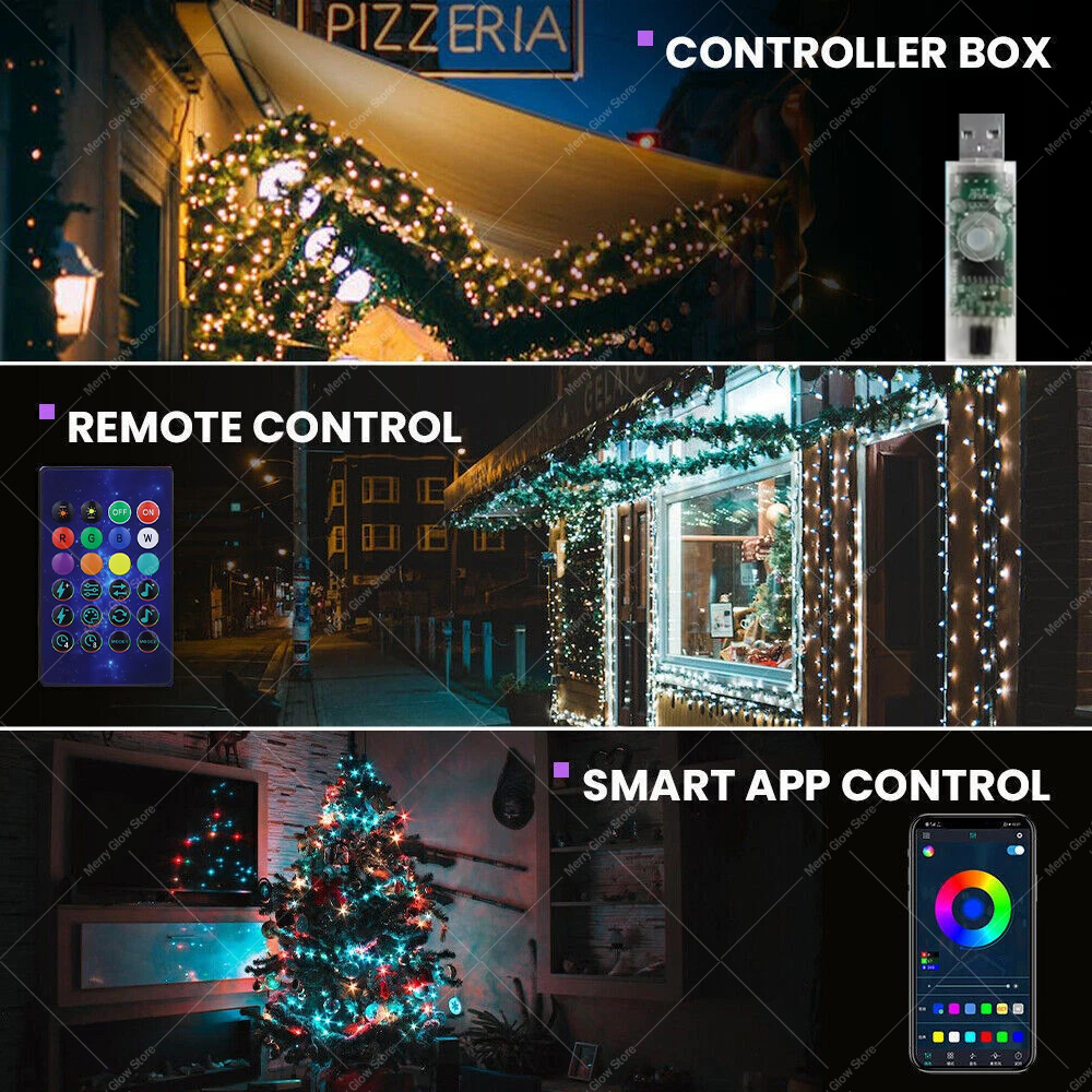DIY RGBIC Smart String Lights  - مراجعة Smart Garden Festoon Lights وسعره
