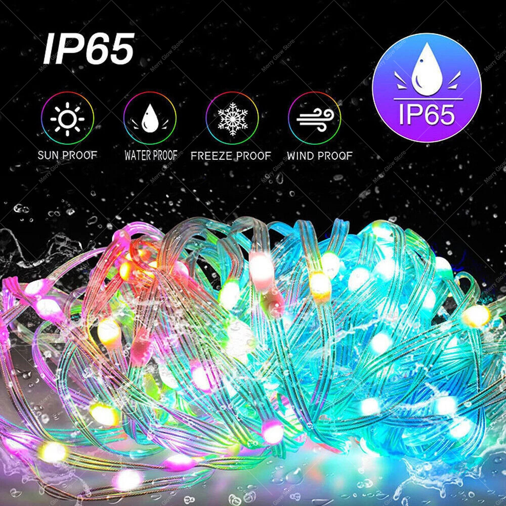 DIY RGBIC Smart String Lights  - مراجعة Smart Garden Festoon Lights وسعره