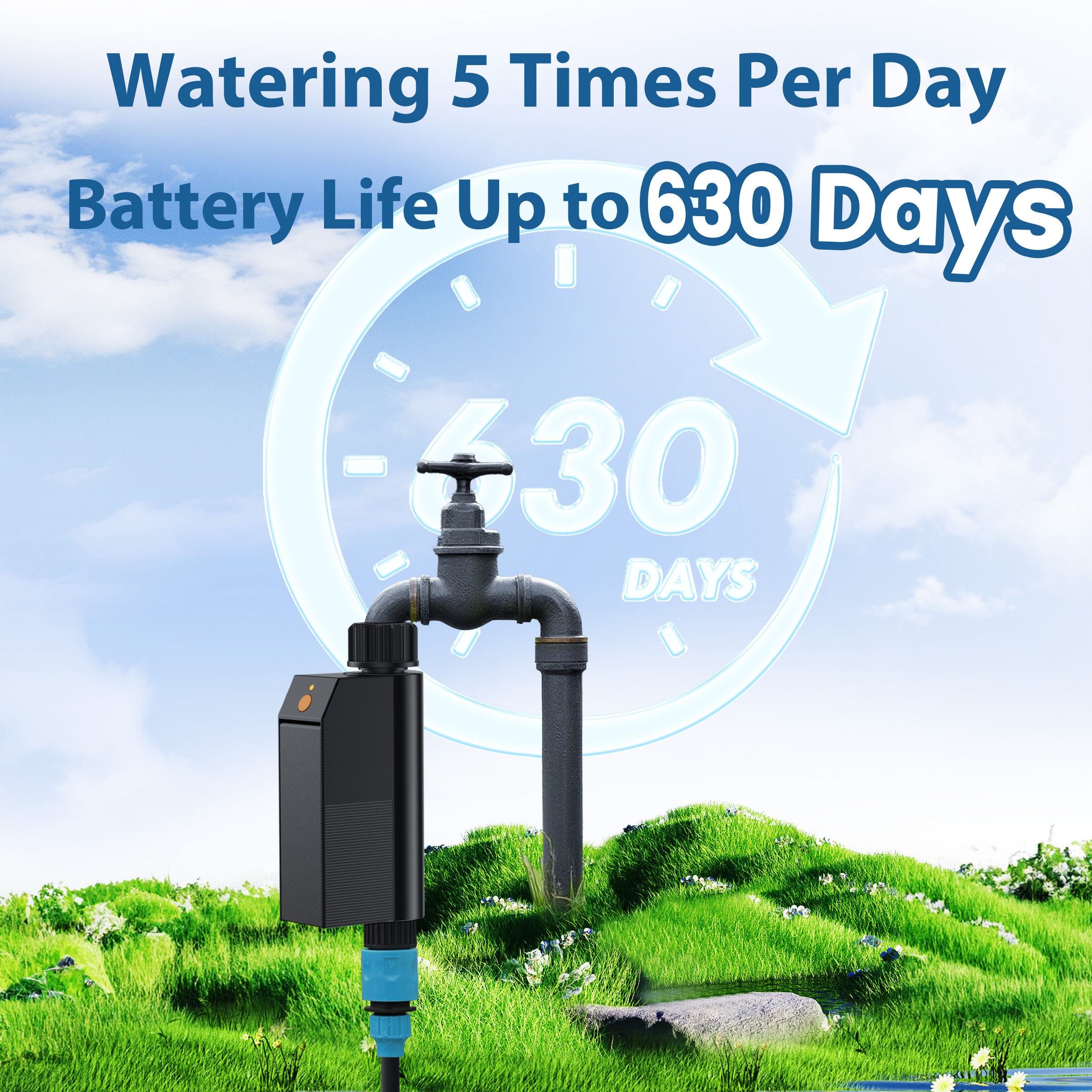 GIRIER Tuya Smart Water Timer  - مراجعة Smart Garden Watering Can وسعره