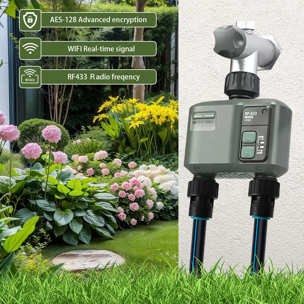 2Zone Tuya Wifi RF433 smart Ga - مراجعة Smart Garden Watering Can وسعره