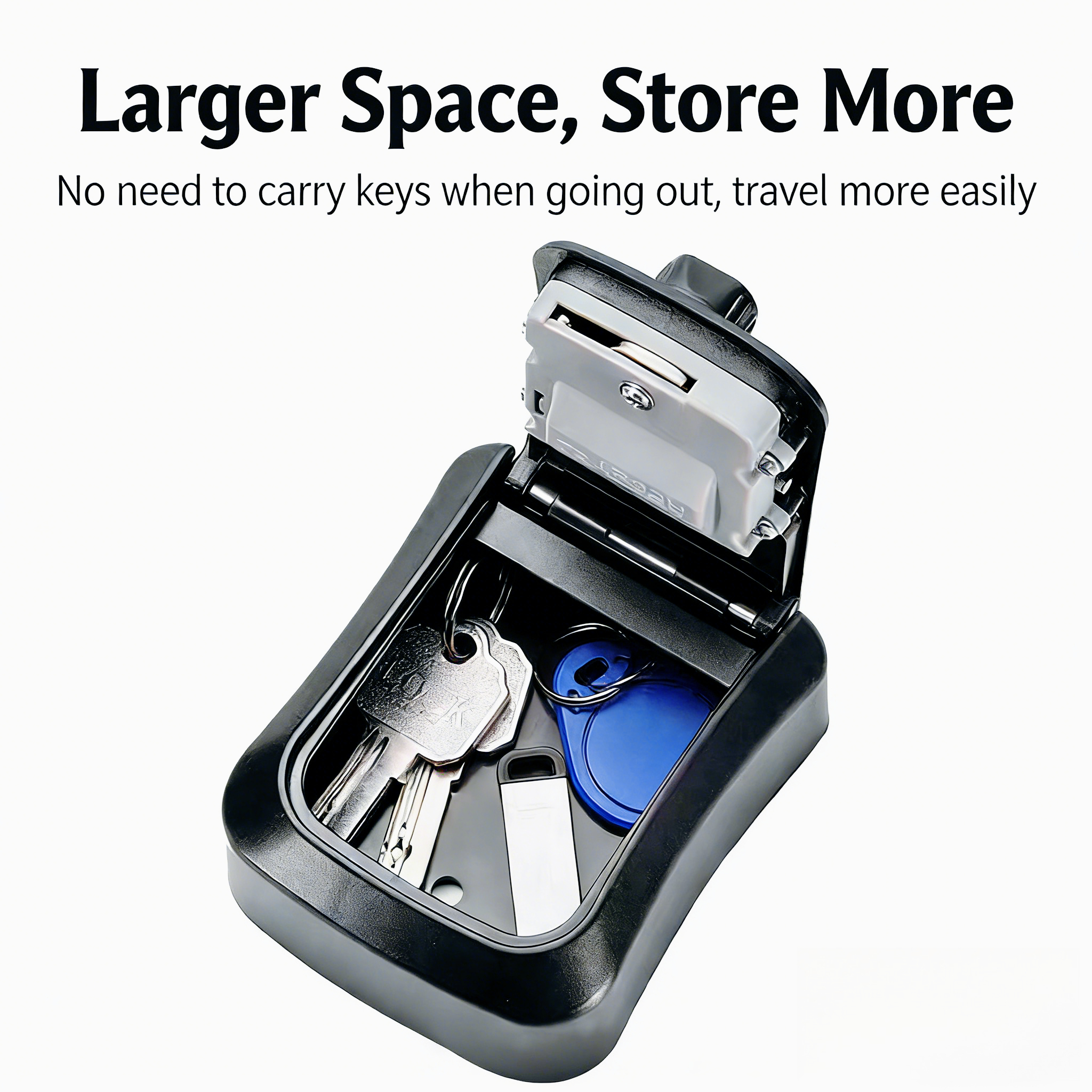 LUXROB Key Lock Box 4-digit Co - مراجعة Smart Garden Gate Lock وسعره
