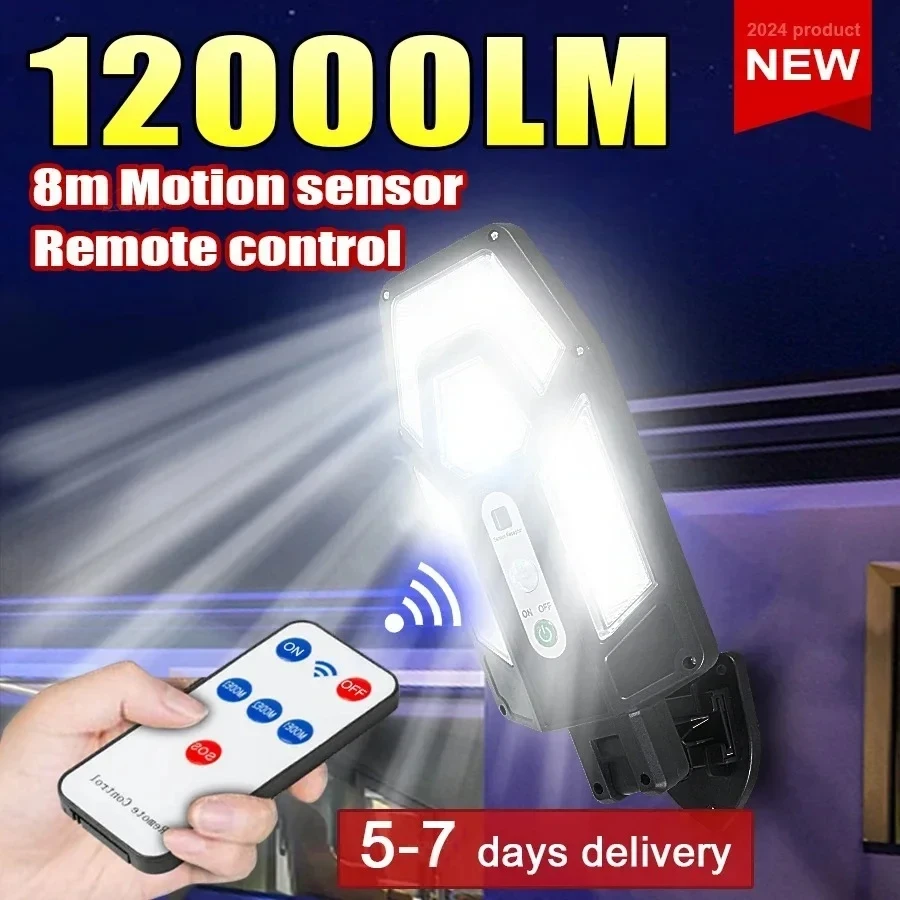 12000LM Powerful Solar Wall La - مراجعة Smart Garden Light Camera وسعره