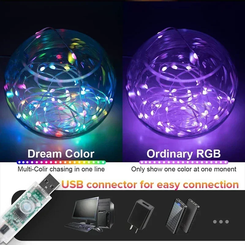 DIY RGBIC Smart String Lights  - مراجعة Smart Garden Festoon Lights وسعره