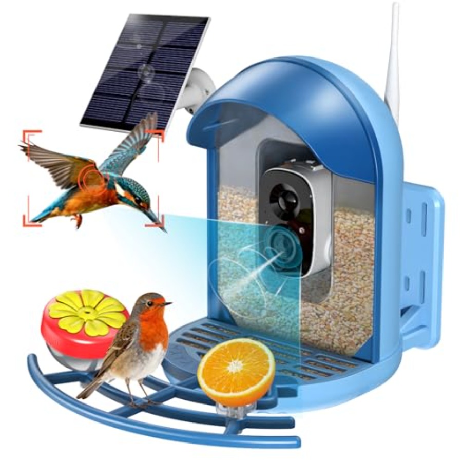Smart Bird Feeder with 2K Came - مراجعة Smart Bird Feeder Camera وسعره