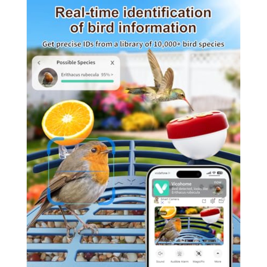 Smart Bird Feeder with 2K Came - مراجعة Smart Bird Feeder Camera وسعره