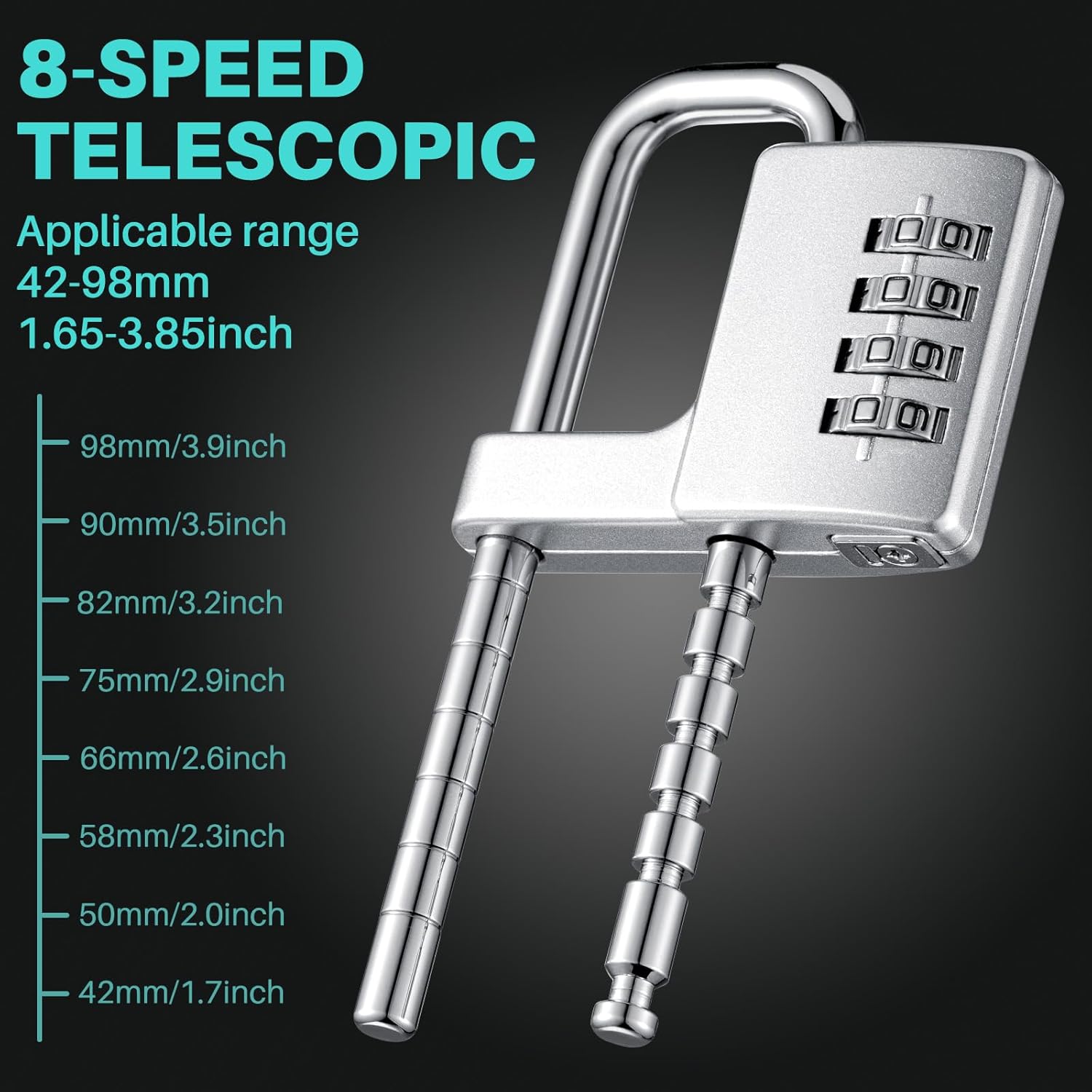4 Digit Combination Cabinet Lo - مراجعة Smart Garden Gate Lock وسعره