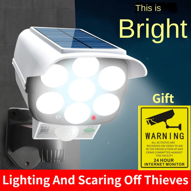 Outdoor Solar Light Motion Sen - مراجعة Smart Garden Light Camera وسعره
