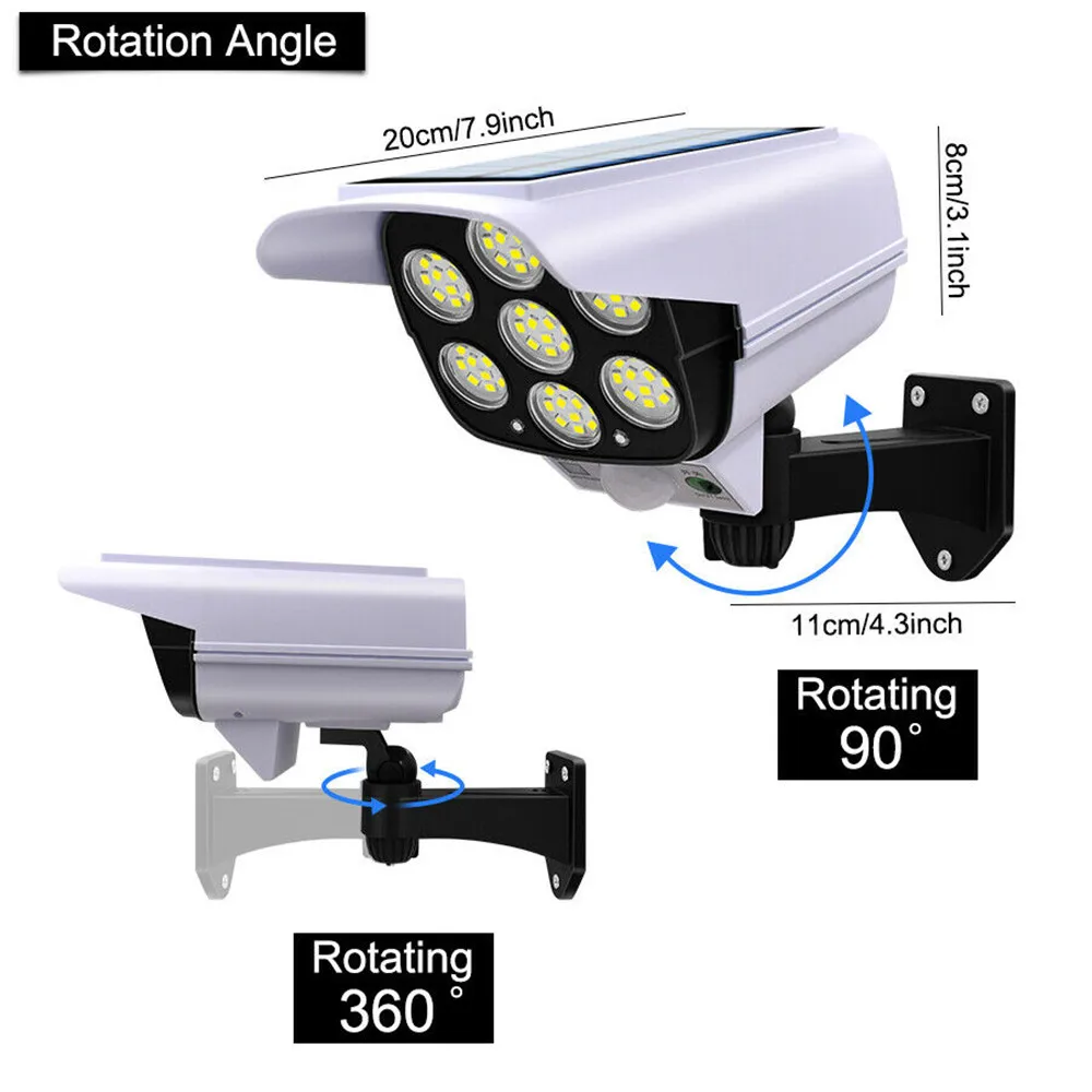 Outdoor Solar Light Motion Sen - مراجعة Smart Garden Light Camera وسعره
