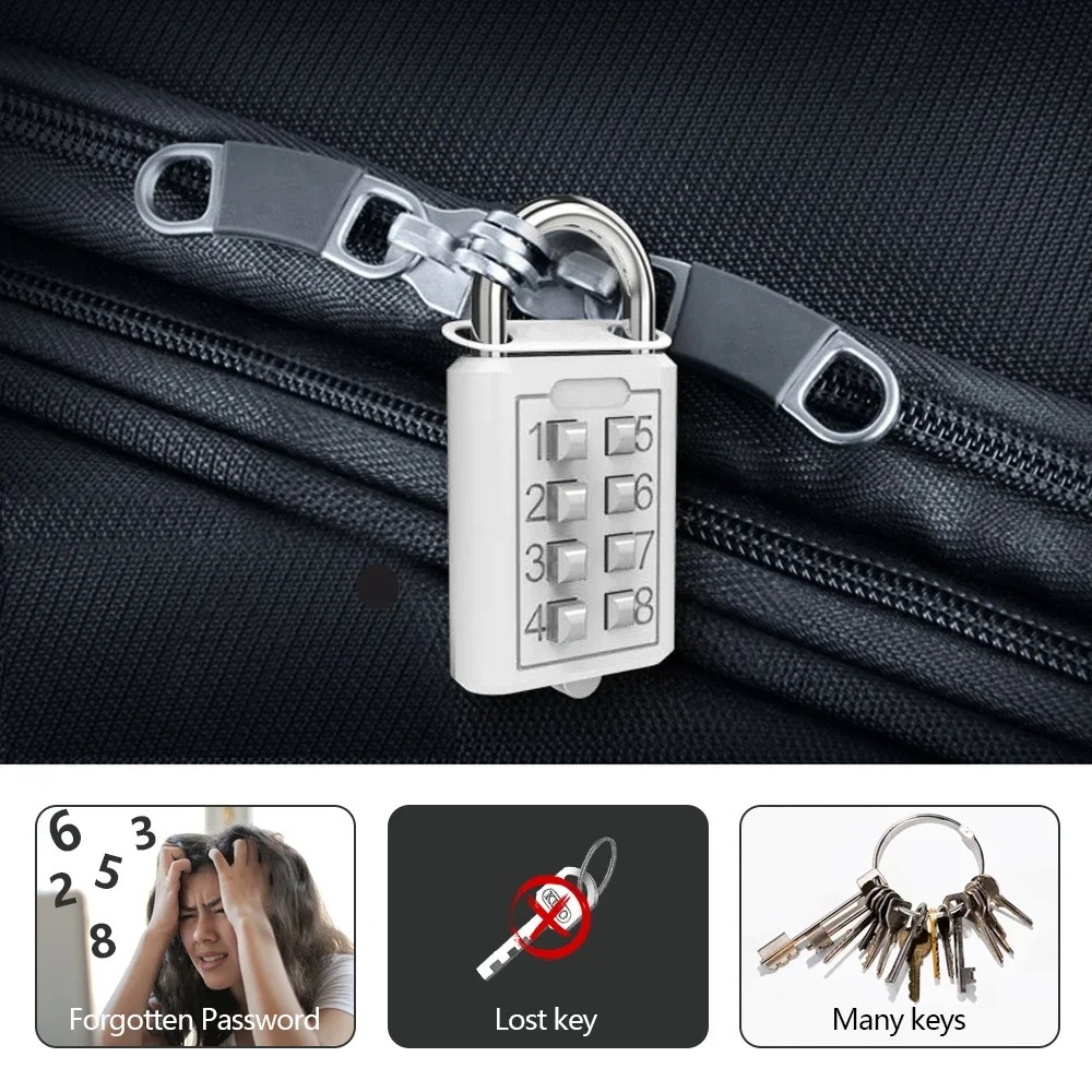8-digit Combination Outdoor Bu - مراجعة Smart Garden Gate Lock وسعره