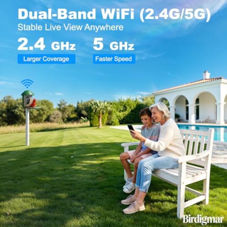 Bird Feeder with Camera for Ou - مراجعة Smart Bird Feeder Camera وسعره
