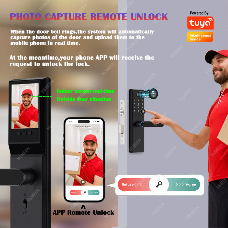 Tuya Wifi Digital Electronic S - مراجعة Smart Garden Gate Lock وسعره